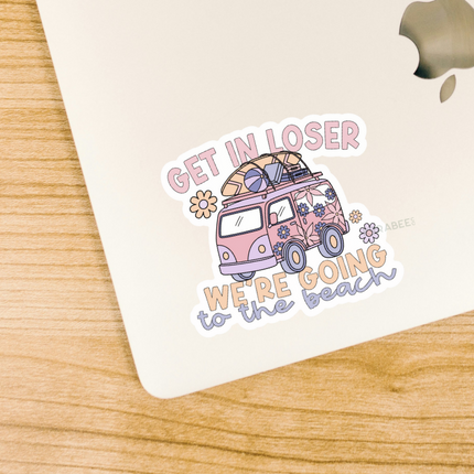 STICKER | Get in Loser We're Going to the Beach | KBC0000074