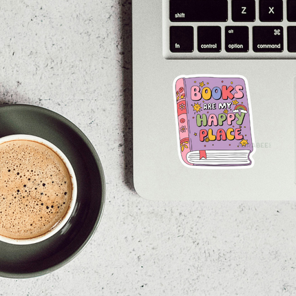 STICKER | Books Are My Happy Place | BOOKS00052