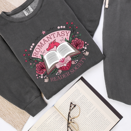 Comfort Colors Crewneck | Romantasy Reader Society