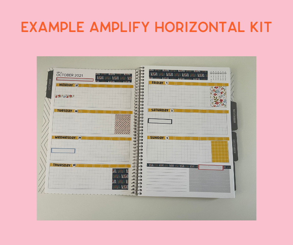 Amplify Planner Stickers | Weekly Kit | Tory