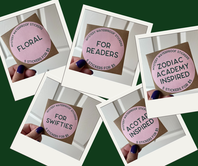 Black Friday Door Buster - Mystery Sticker Pack - 5 Stickers for $5