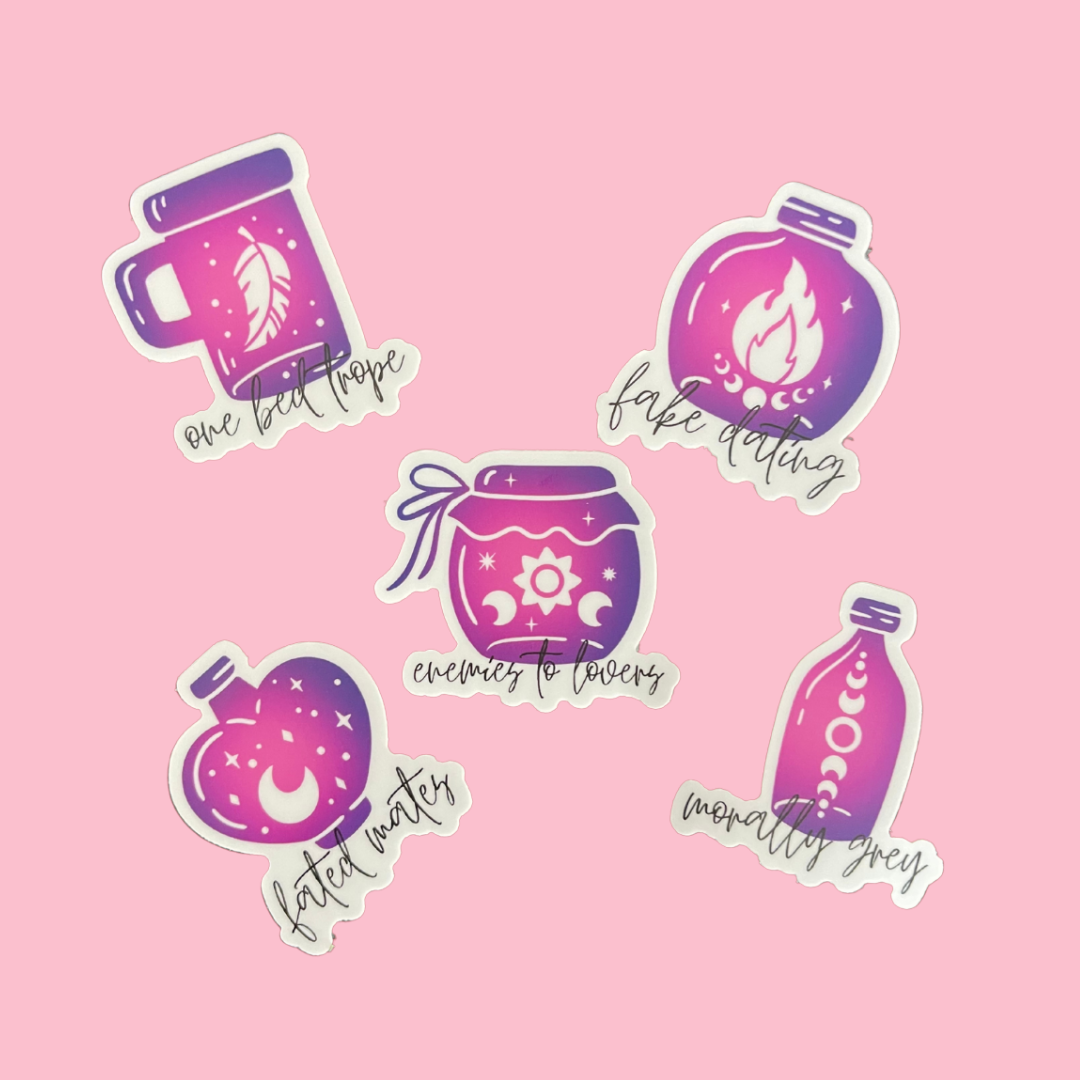 STICKER | Mini Bundle | Book Tropes Potion Bottles