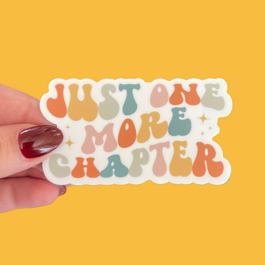 STICKER | Just One More Chapter | BOOKS00020