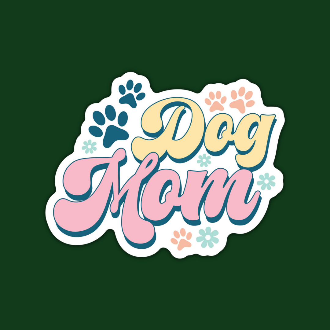 STICKER | Dog Mom Colorful | KBC0000015