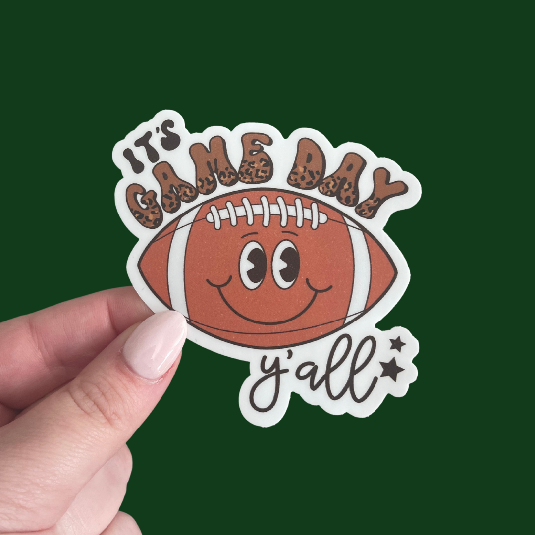 STICKER | Football It's Game Day Y'all | KBC0000033