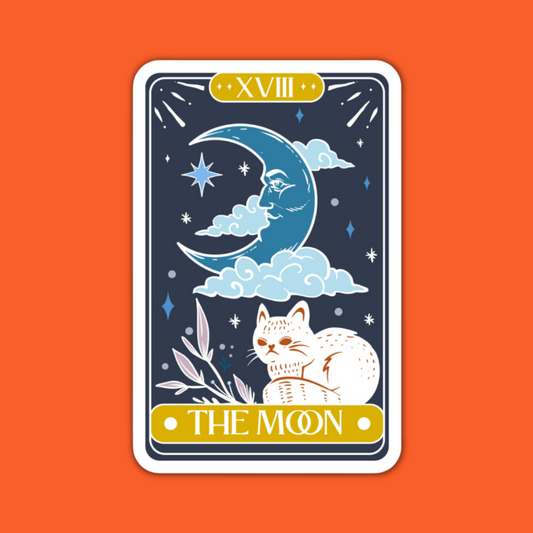 STICKER | Tarot Card Moon | KBC0000036