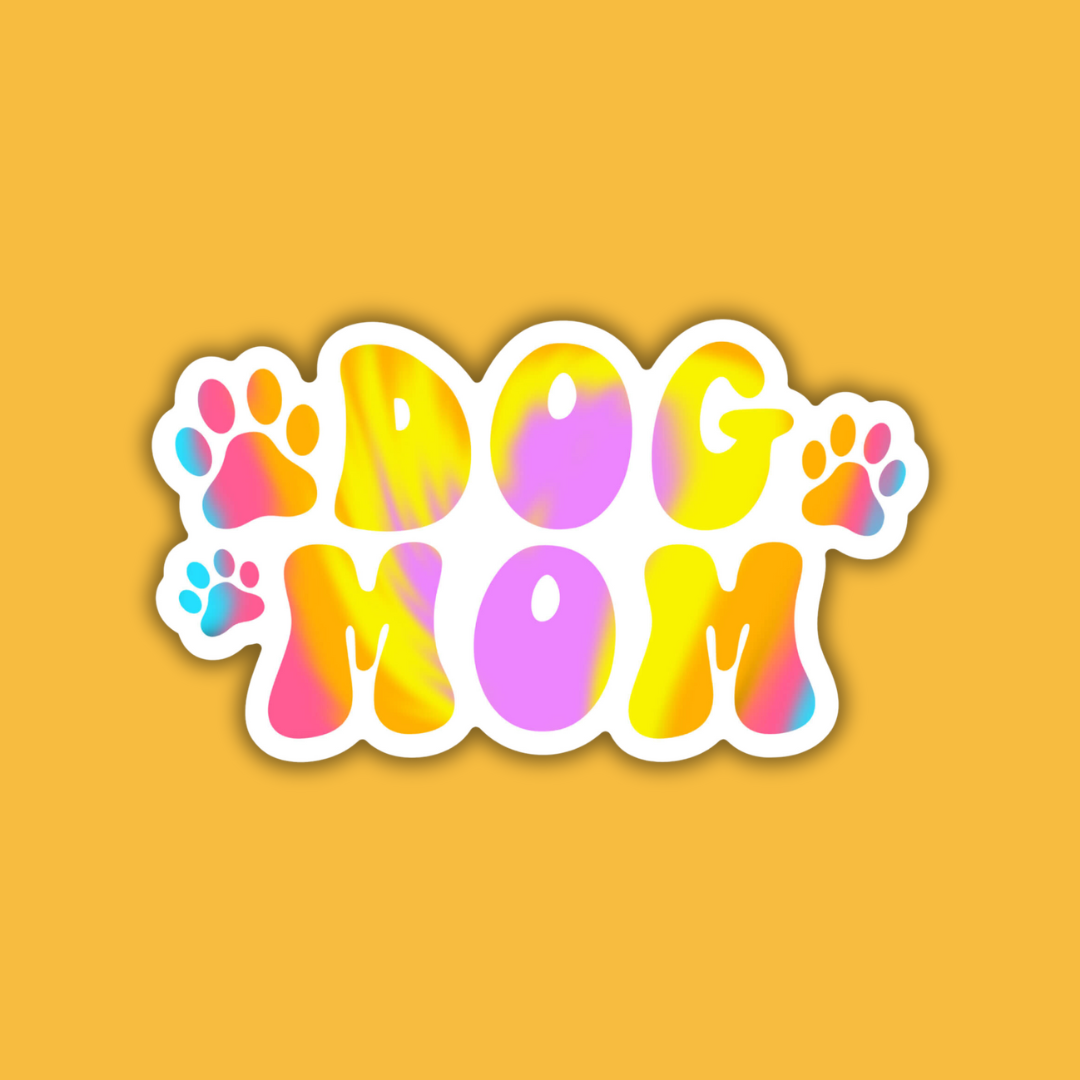 STICKER | Dog Mom Tie Dye | KBC0000043