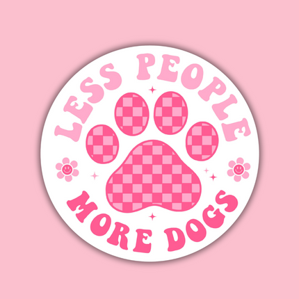 STICKER | Less People More Dogs | KBC0000044