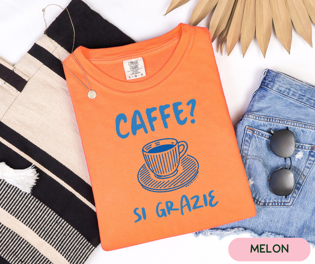 Comfort Colors Tee | Caffe? Si Grazie [i006]