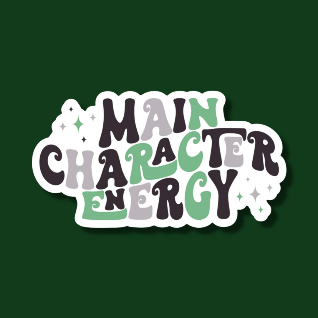 STICKER | Aromantic Main Character Energy | PRIDE00002