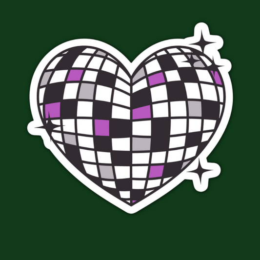 STICKER | Asexual Disco Ball | PRIDE00003