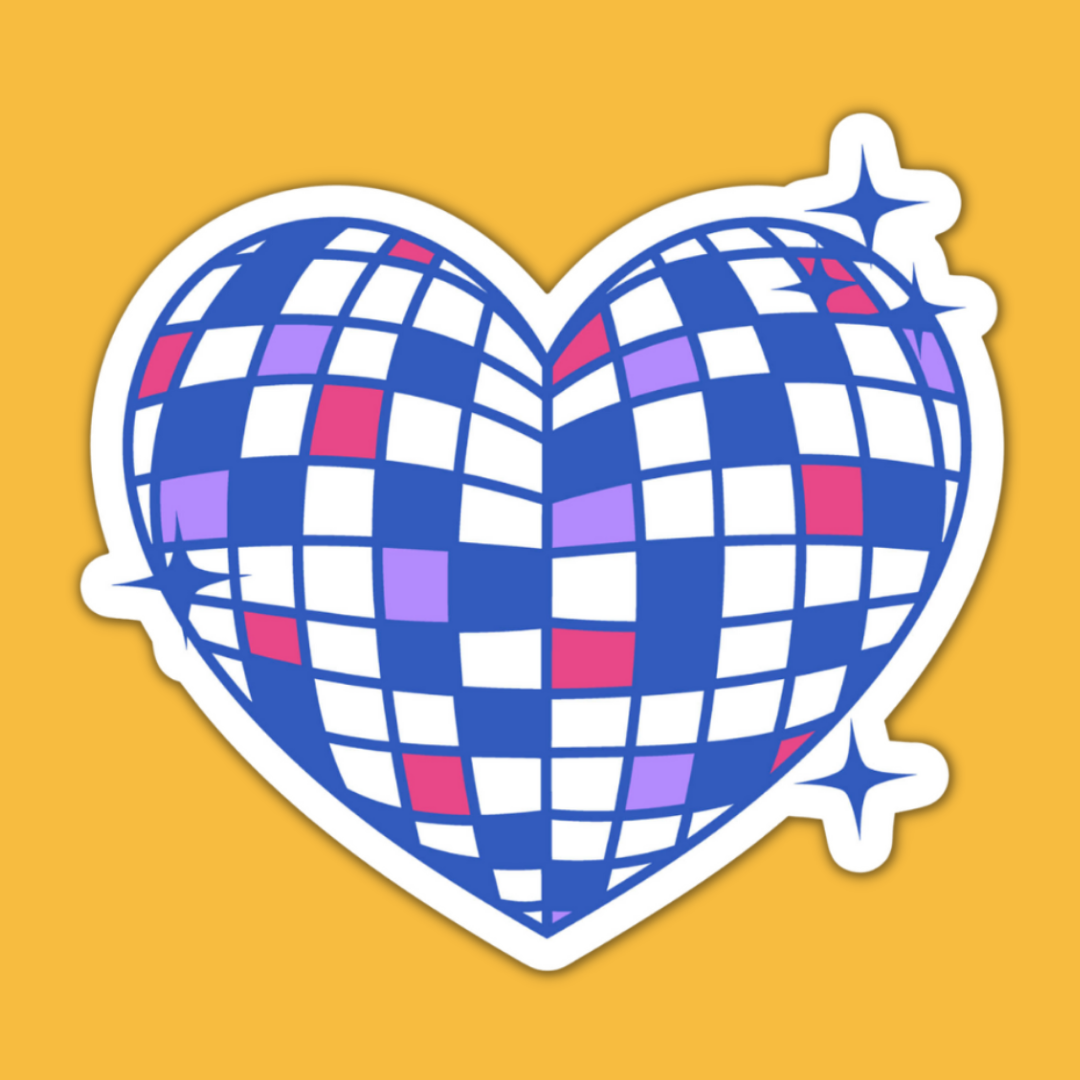 STICKER | Bisexual Disco Ball | PRIDE00005