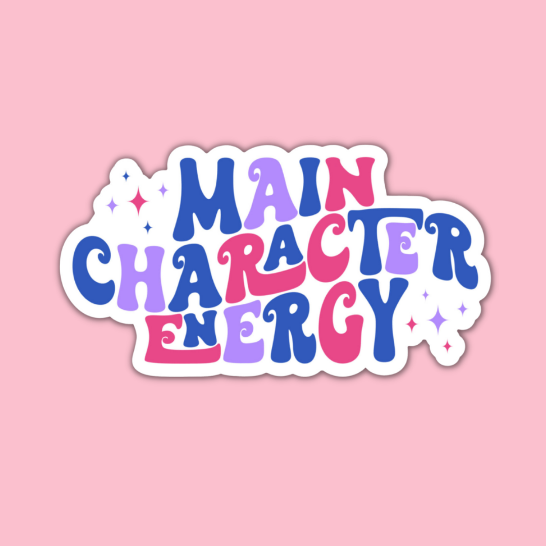 STICKER | Bisexual Main Character Energy | PRIDE00006