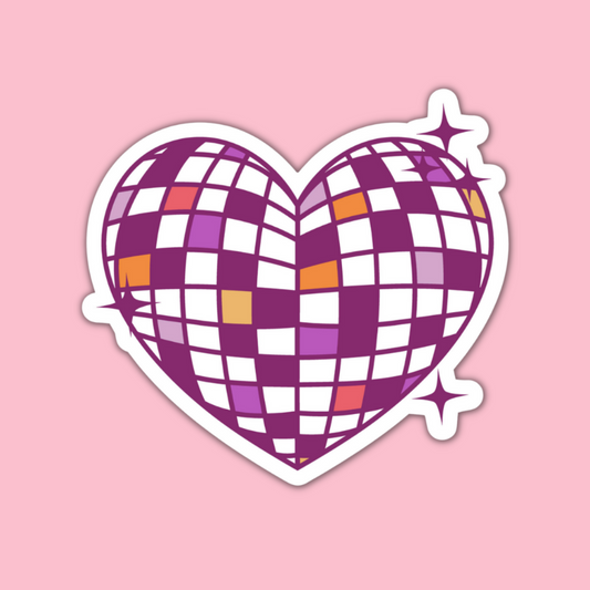 STICKER | Lesbian Disco Ball | PRIDE000011