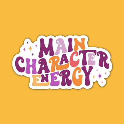 STICKER | Lesbian Main Character Energy | PRIDE00012