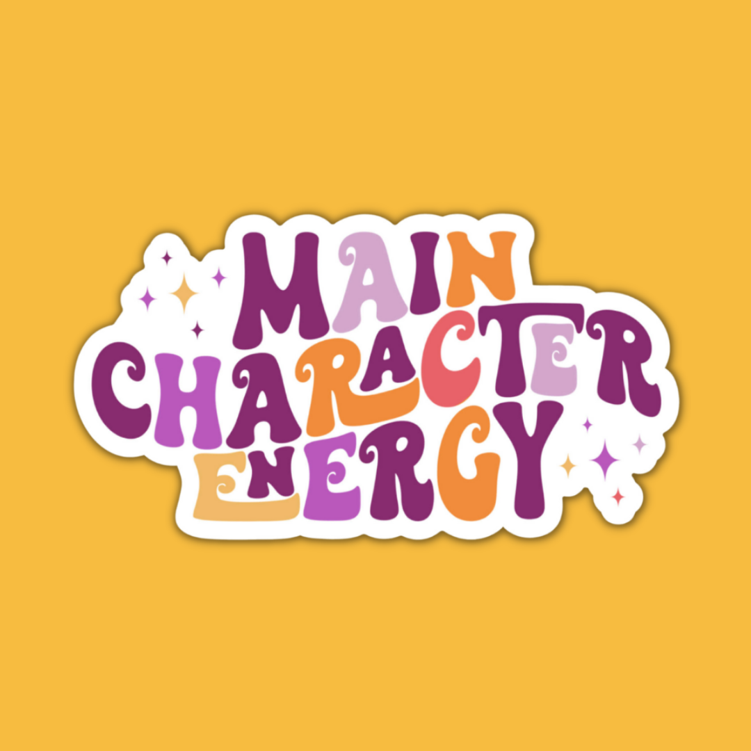 STICKER | Lesbian Main Character Energy | PRIDE00012