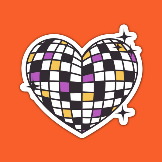 STICKER | Nonbinary Disco Ball | PRIDE000013