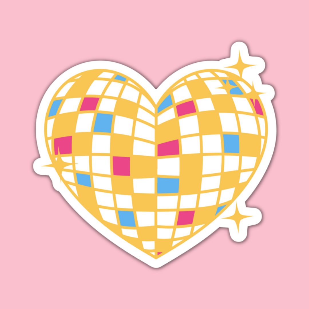 STICKER | Pansexual Disco Ball | PRIDE000015