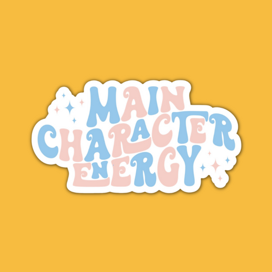 STICKER | Transgender Main Character Energy | PRIDE00018