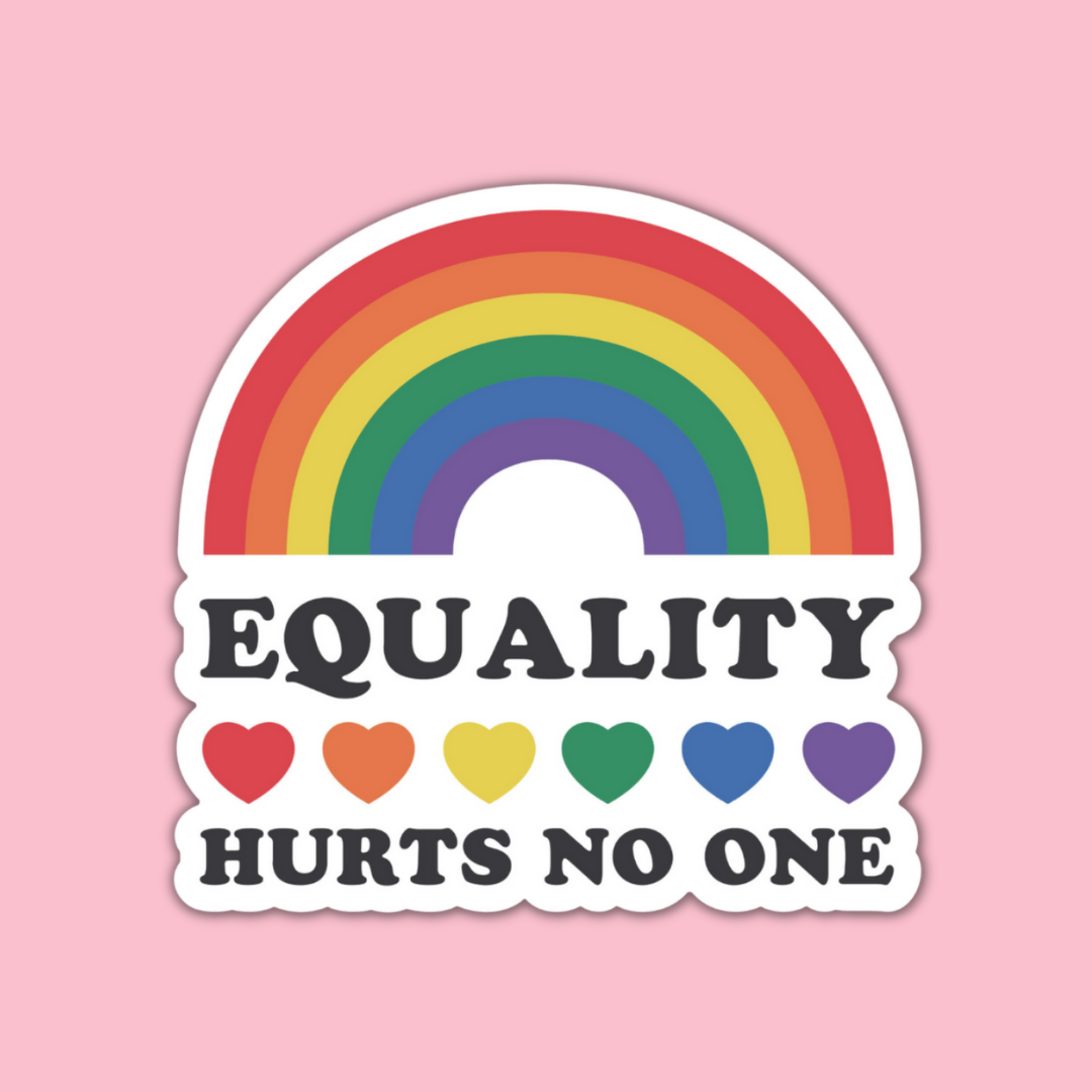 STICKER | Equality Hurts No One | PRIDE00021