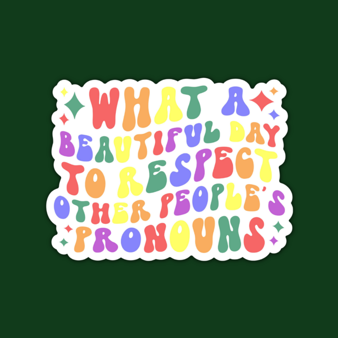 STICKER | Respect Other Peoples Pronouns | PRIDE00027