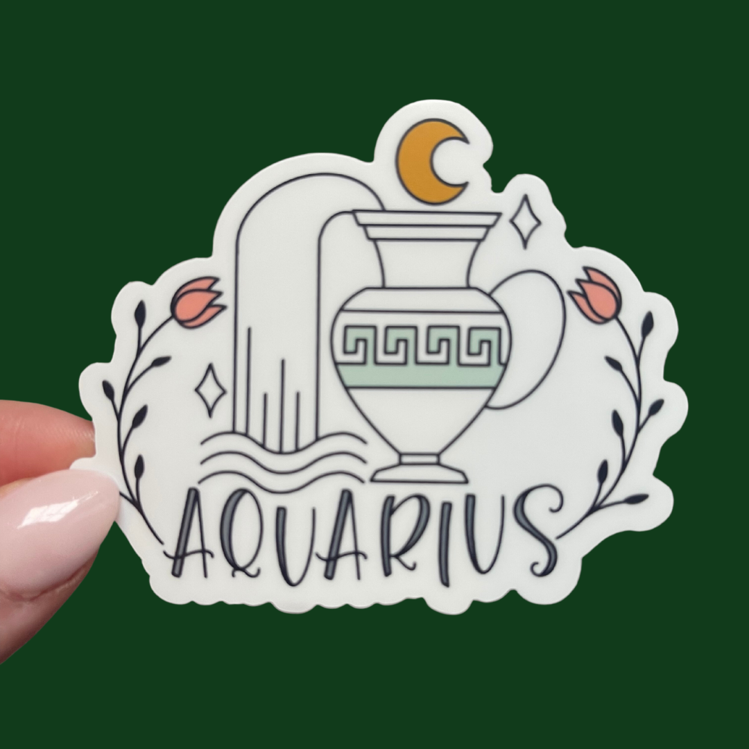 STICKER | Aquarius | ZODIAC0001