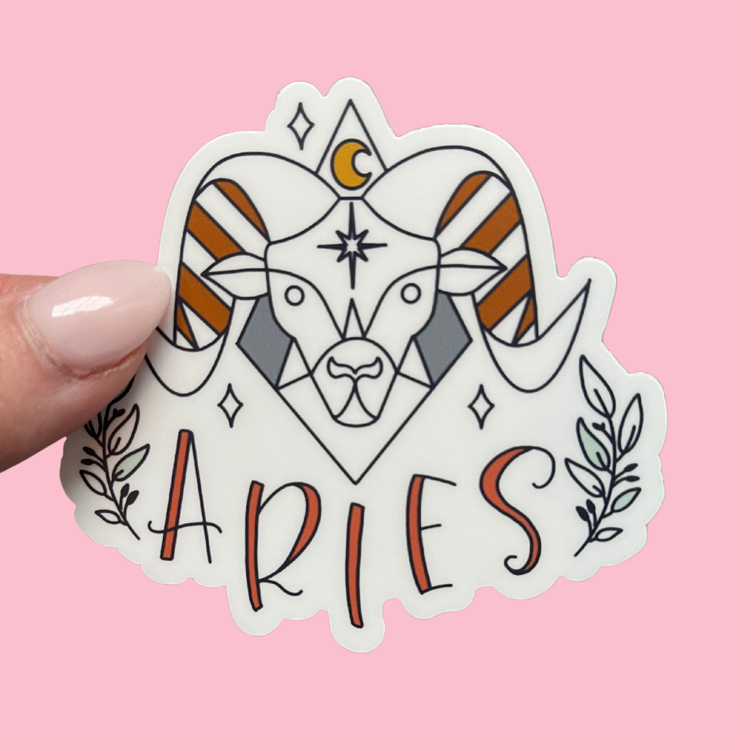 STICKER | Aries | ZODIAC0002