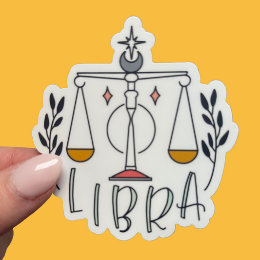 STICKER | Libra | ZODIAC0007